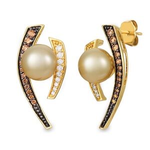 Le Vian Golden Pearl Earrings